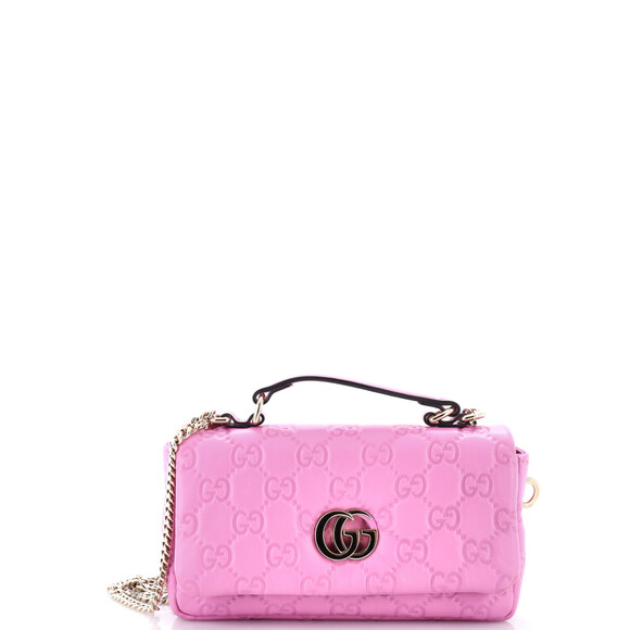 Gucci Handbags - Gucci Mini GG Milano Top Handle Bag Guccissima Leather